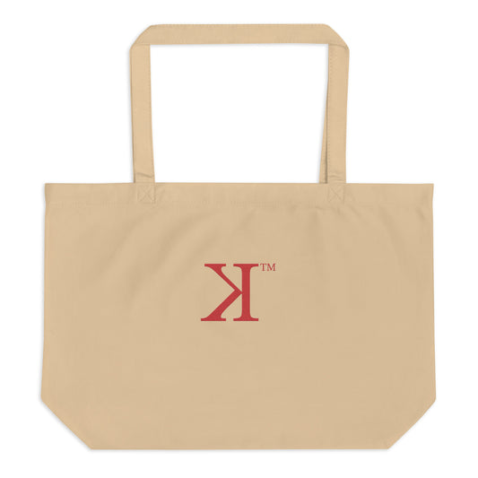 Large organic tote bag